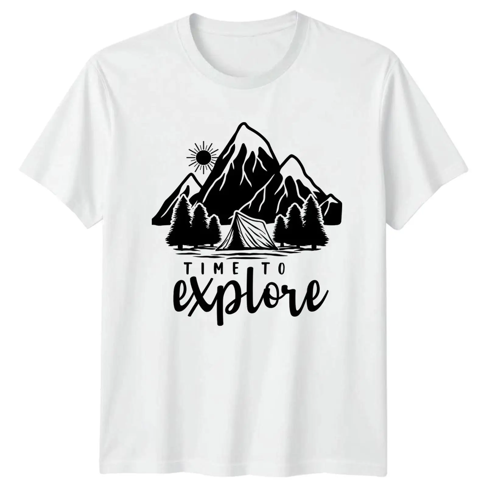 Outdoor Adventure Images - T-shirt « Il est temps d'explorer