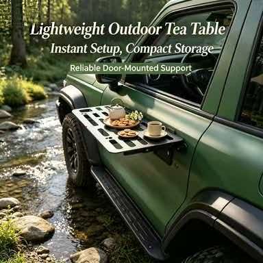 Outdoor Adventure Table With Storage - Table pliante portable à suspendre à