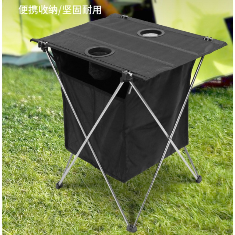 Outdoor Adventure Table With Storage - Table pliante en aluminium avec sac