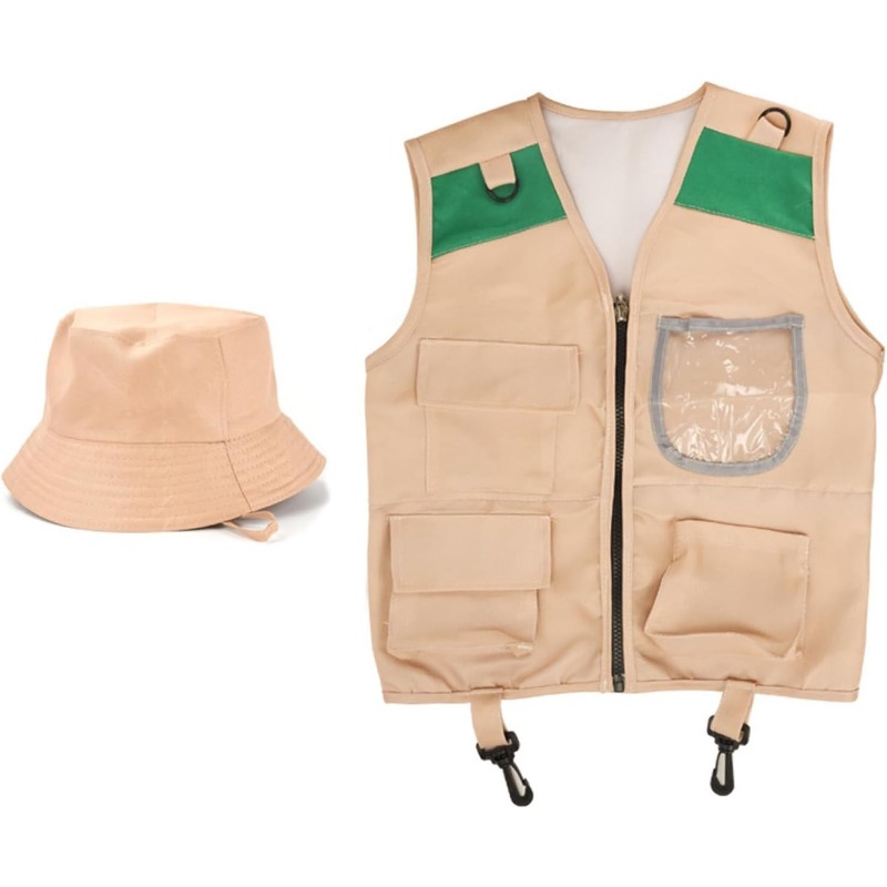 Costume de Safari avec gilet c - Outdoor Adventure Girl avis et prix