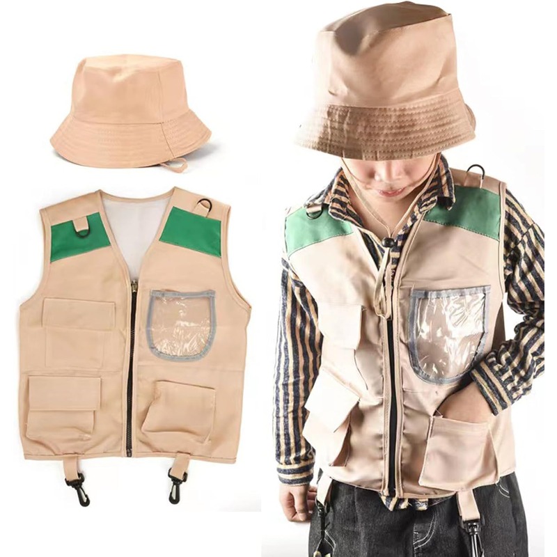 Costume de Safari avec gilet c - Outdoor Adventure Girl avis et prix