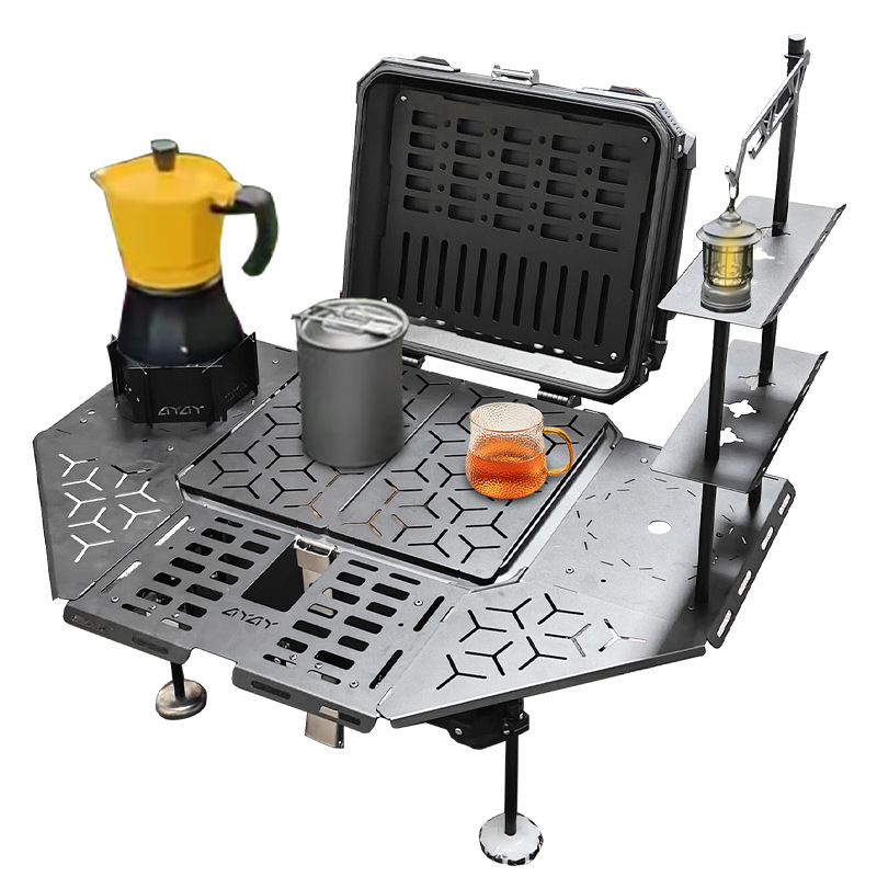 Boîte arrière blindée multifon - Outdoor Adventure Table With Storage avis et prix