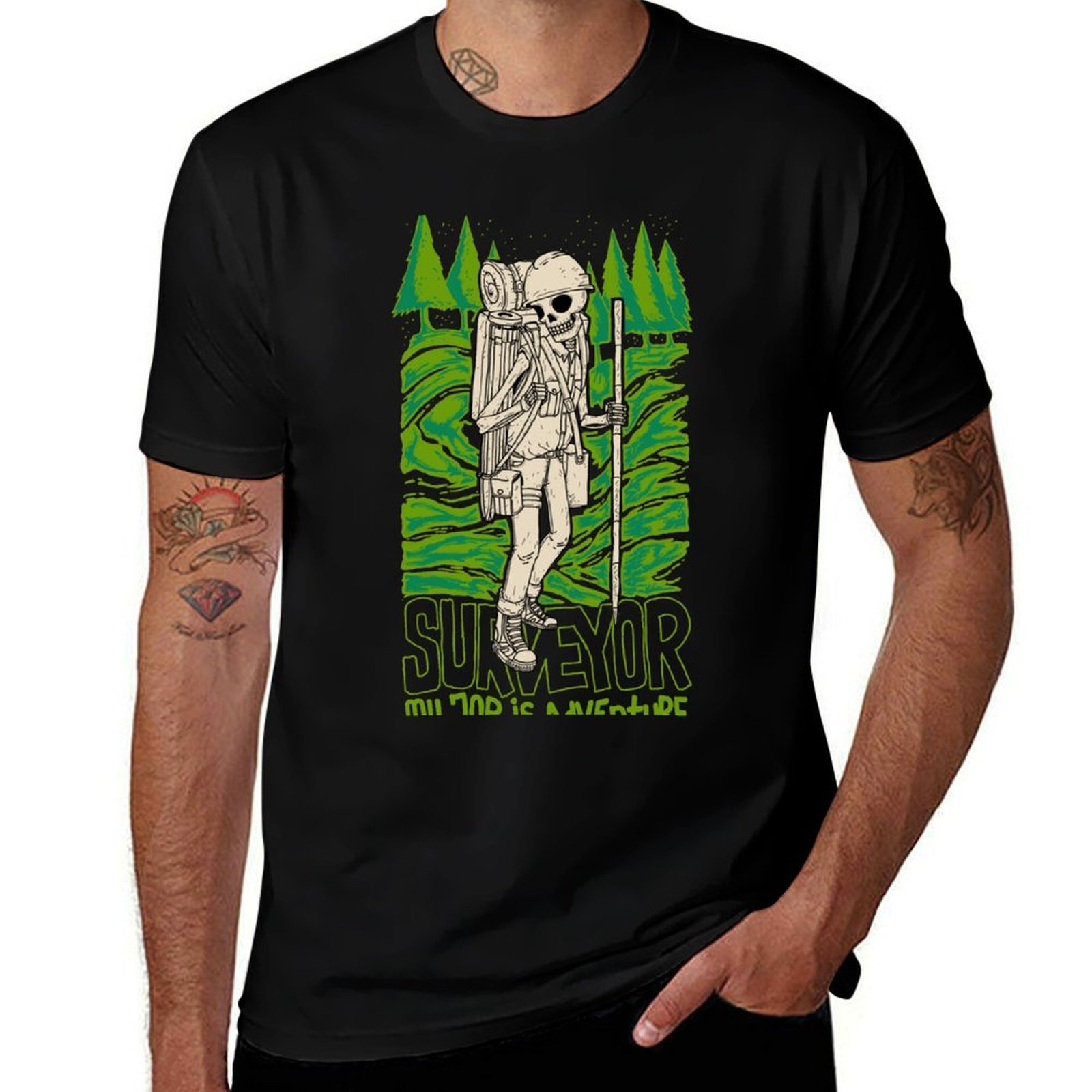T-shirt MY JOB IS ADVENTURE, T - Outdoor Adventure Jobs avis et prix