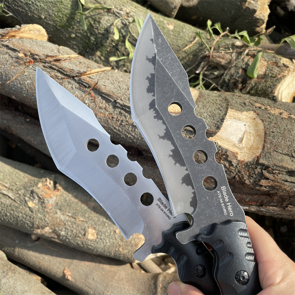 Couteau de poche à lame pleine - Survival Knife Full Tang avis et prix