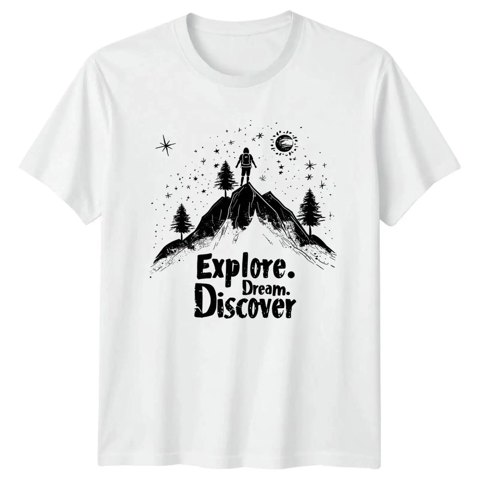T-shirt Explore Dream Discover - Outdoor Adventure Images avis et prix